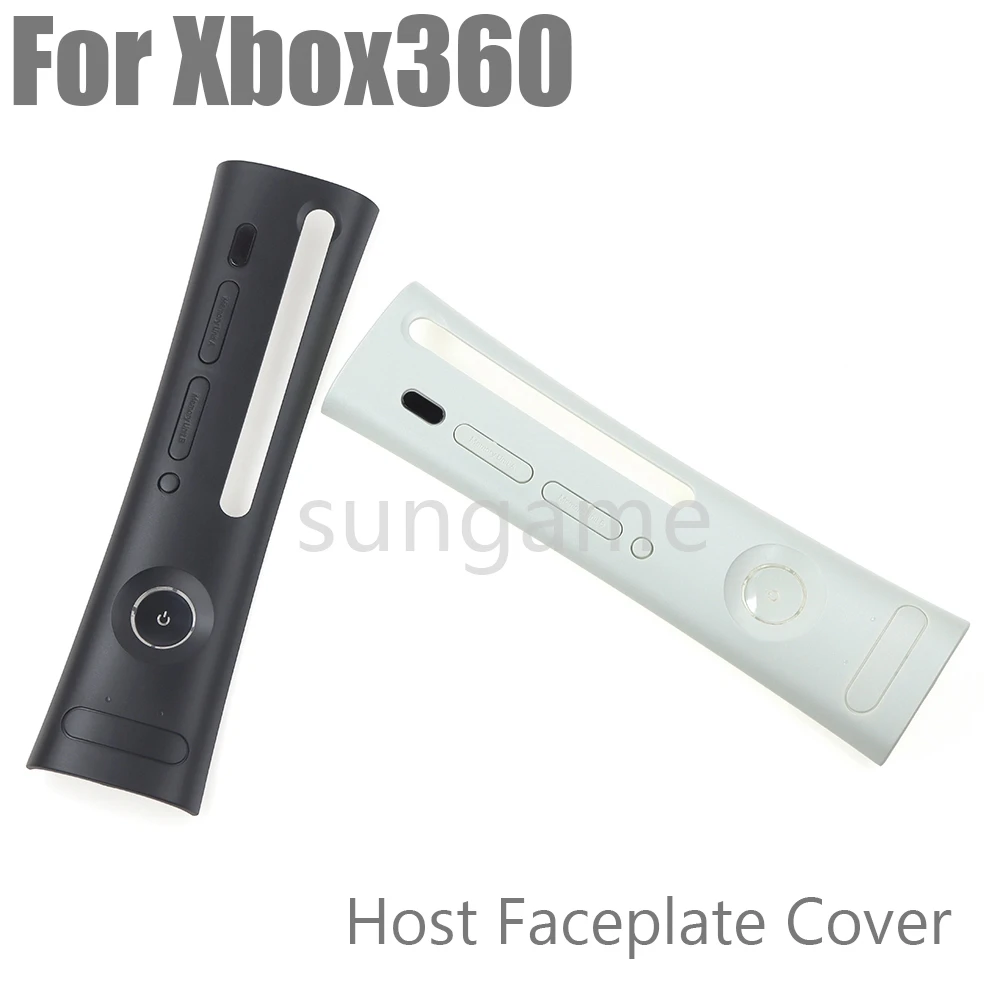 

1pc Faceplate Case Replacement Durable Front Shell Cover For XBOX 360 Fat Black Protective Shell Front Face Plate
