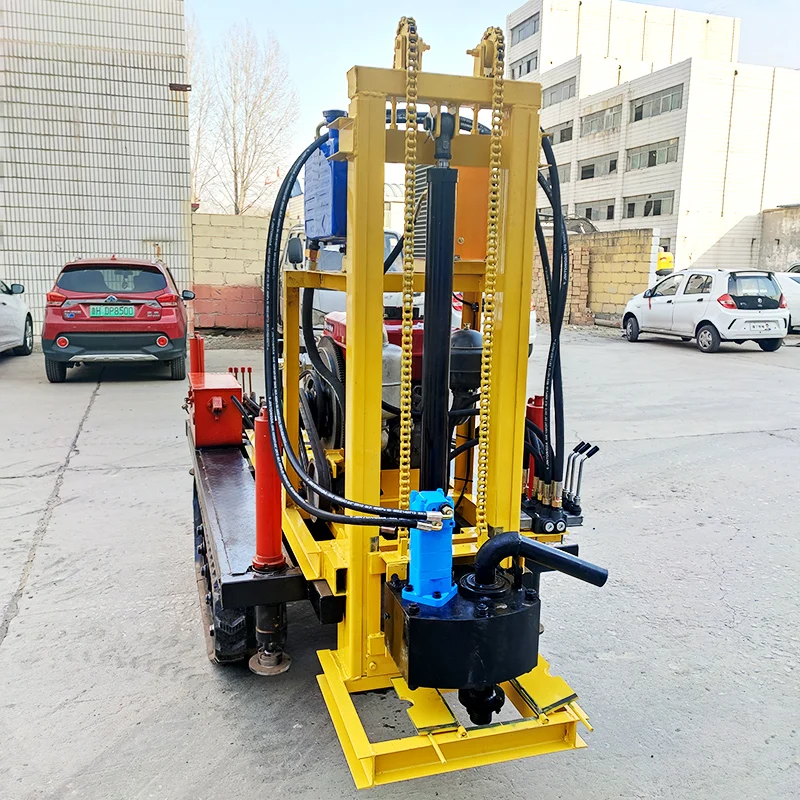 

Customized 35HP Crawler Mobile Drill 120m Precision Hydraulic Water Well Drilling Rig