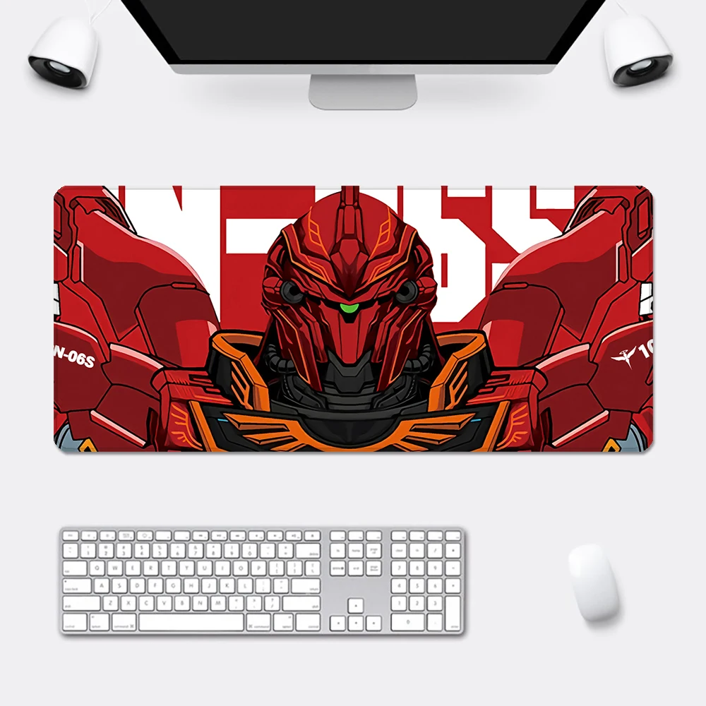 Mechanische Krieger G-GUNDAM Mouse pad HD-Druck Computers pieler Verriegelung kante rutsch feste Mauspad xxl90x40cm Tastatur PC Schreibtisch Pad