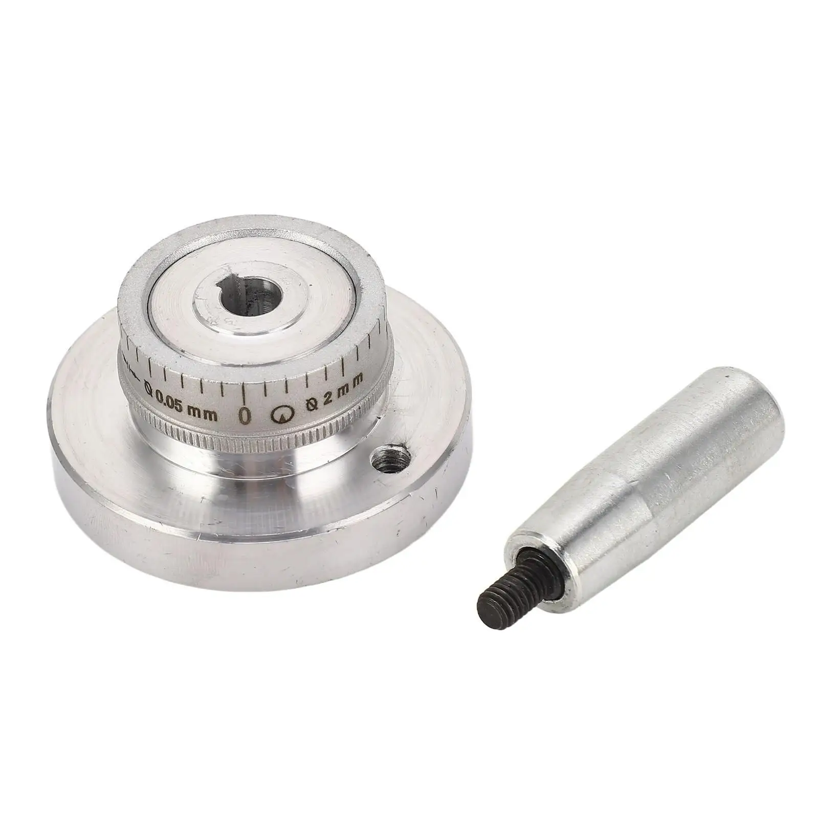 عجلة عقارب من سبائك الألومنيوم مقاس 58 مم مع مقبض - بديل لأجزاء أداة الآلة 0618 CJ18A 7x12 7x14