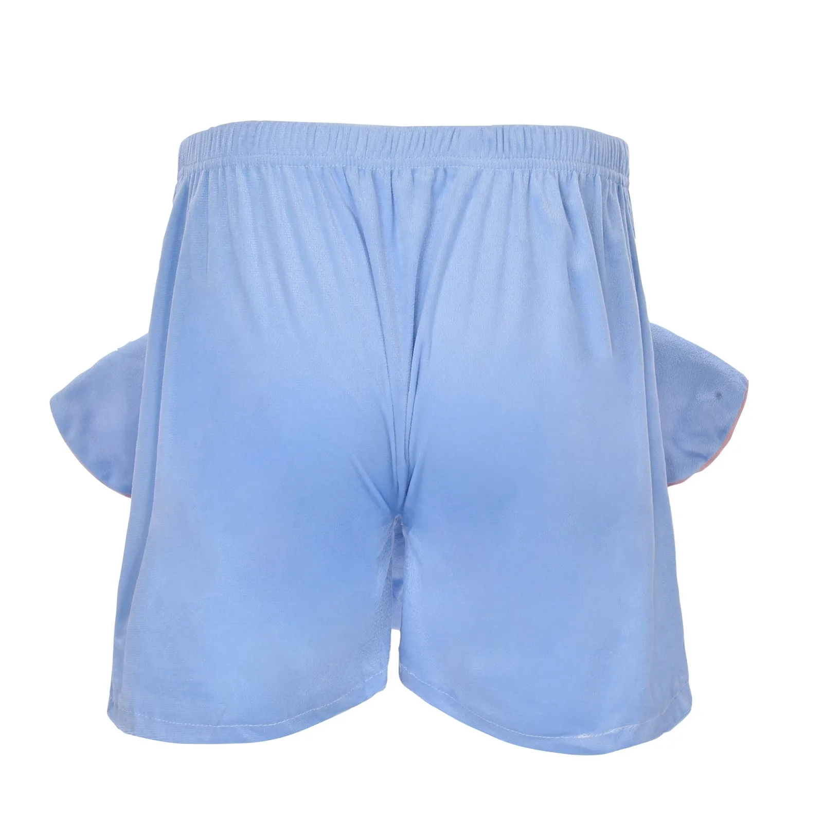 Heren Shorts Grappige Olifant Boxers Nieuwigheid Shorts Humoristisch Ondergoed Prank Dier Thema Shorts Katoen Warm Pluche Pyjama Broek