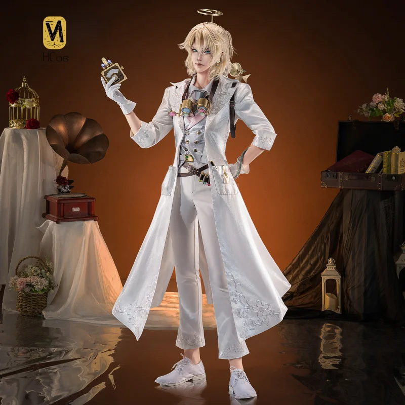 Game Identity V Prisoner Cosplay Costume Full Set Uniform Role Play Halloween Carnival Party Outfit for Women Men HCos