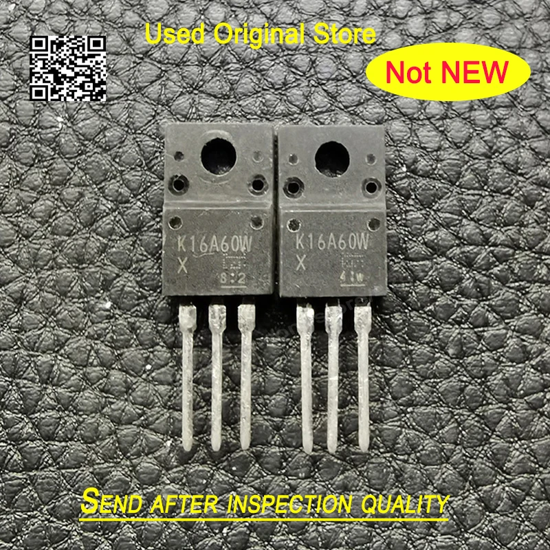 Used 10pcs/lot K16A60W K16A60W5 16A 600V TK16A60W S4VX TO-220 MOSFET