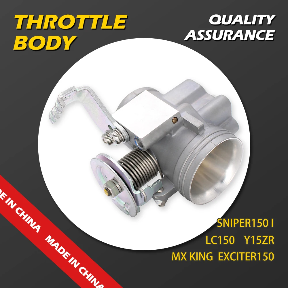 

For Yamaha Y15ZR Y15 Exciter 150 LC150 Racing Throttle Body 32mm 34mm 36mm 38mm 40mm 42mm Big Bore Intake