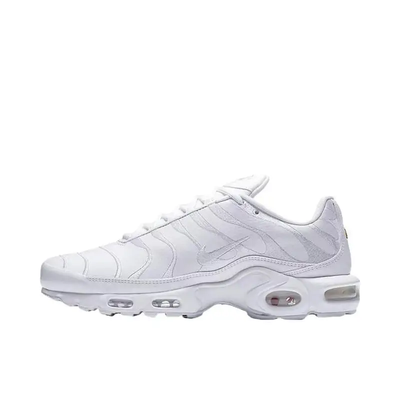 Nike Air Max Plus Retro Low Cut Comfortable, Durable,Anti Slip Air Cushion Cushion Breathable Casual Running Shoes for Men Black