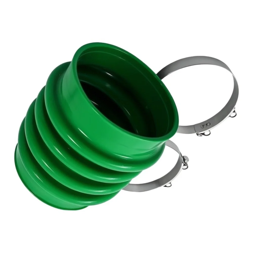 Green Bellows Boot With 2 Clamps For Wacker Neuson-BS60-4 BS650 Compactor Tamper Replacement Part Lawn-Mower Accessories
