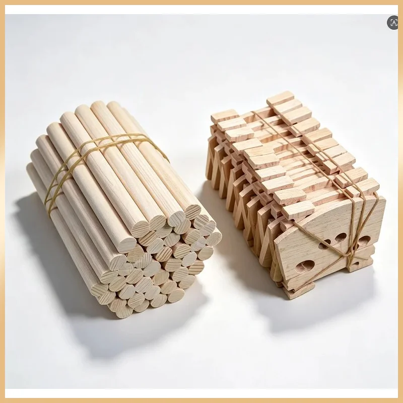 20pcs Maple Violin Bridges & Spruce Wood Sound Posts, Multi Size Violin Luthier Repair Parts, 4/4 3/4 1/2 1/4 1/8 Available