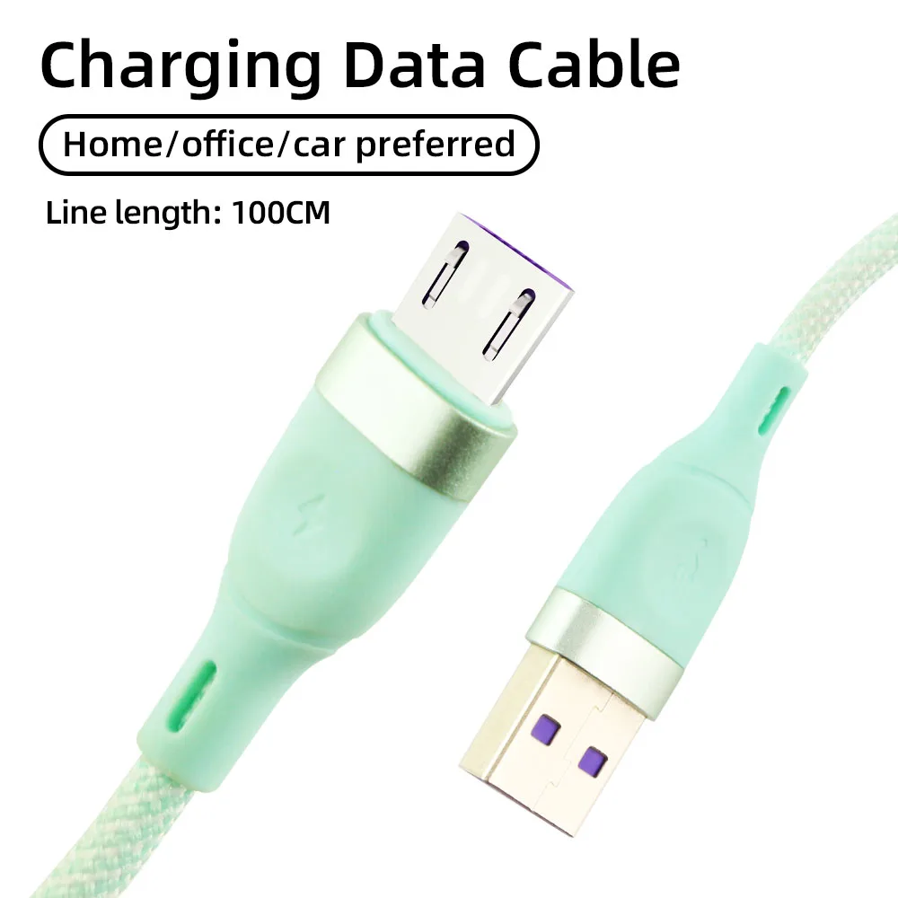 5A Micro USB Cable Fast Charging Cord Phone Data Transfer Wire Cord for Andriod Xiaomi Redmi Samsung Tablet USB Charger Cables