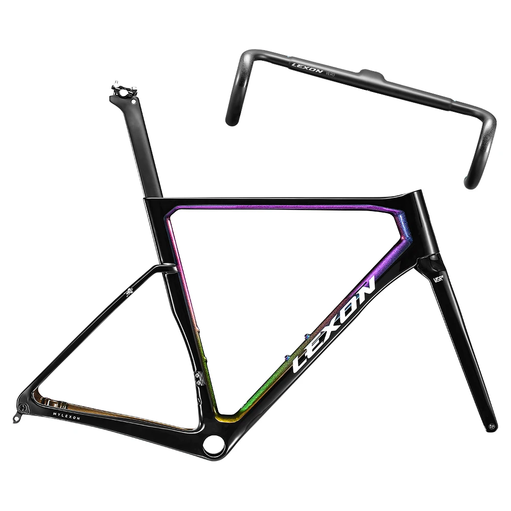 LEXON VISR T フレームセット Lexon VISRT Carbon Road Bike Frame Disc Brake Aero Full Internal