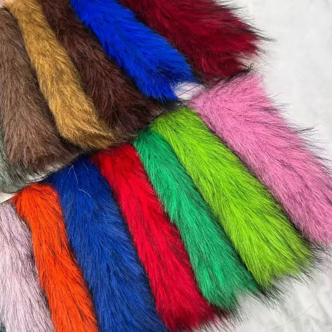 

Плюш из искусственного меха 1 ярд для одежды, пальто, стеганого меха лисы домашнего декора, катионная плюшевая ткань для курток,