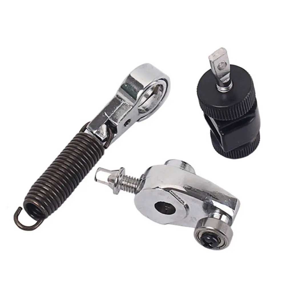 Drum Foot Pedal Spring Cam Metal Spring Tensioner Black Silver Easy Assemble Bass Drum Parts Percussion Accessories