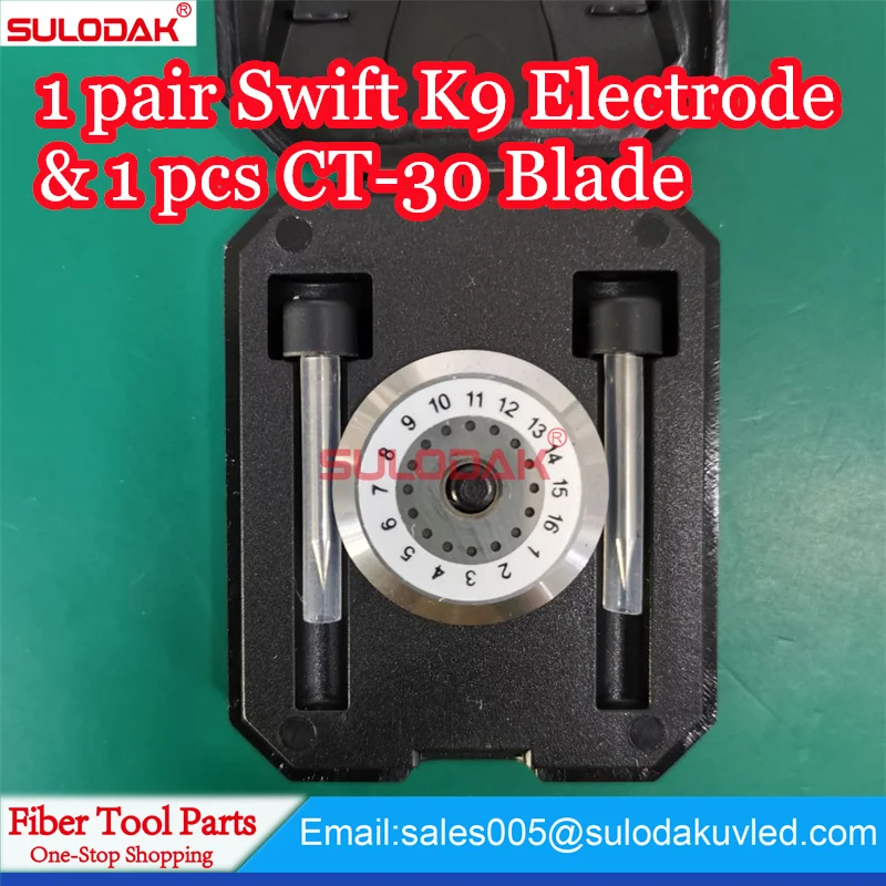 

2 in 1 Swift K9 Electrodes with CT-30 Blade for ILSINTECH Swift K9 K10 K11 Fiber Fusion Splicer Made In China