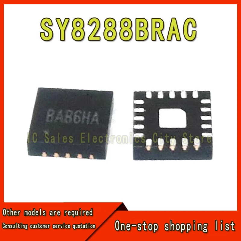 (5-10piece)100% New SY8288BRAC SY8288B SY8288 (BAB5ZA BAB5ZD BAB...) QFN-20 Chipset