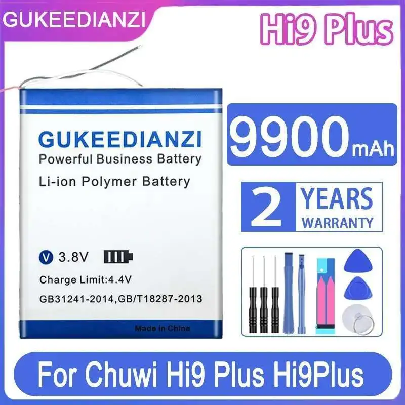 

Reliable Replacement For Chuwi Hi9 Plus Hi9plus Tablet PC 3-Wire 3 Wires Laptop Battery 9900Mah Long Lasting
