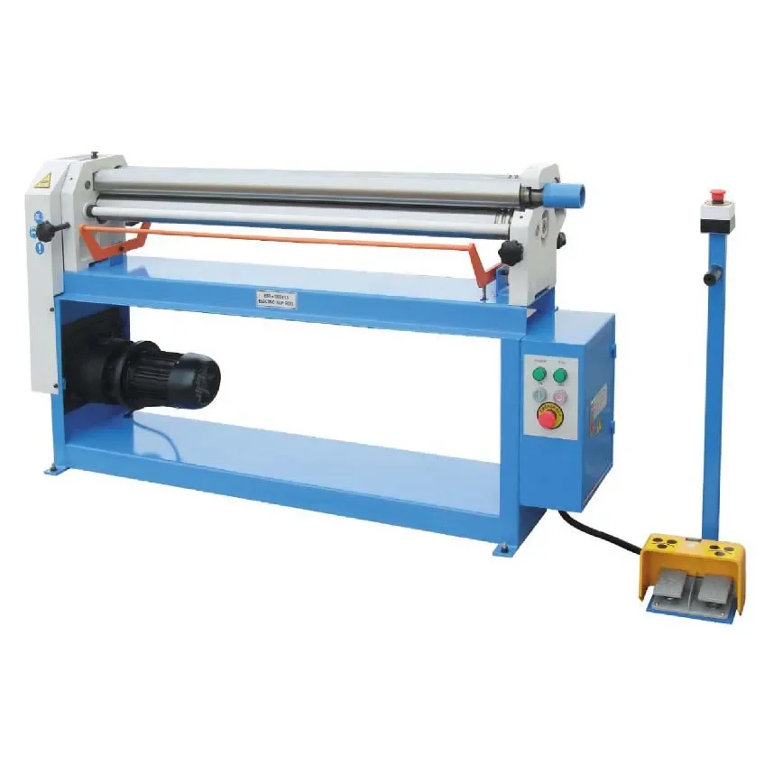 For Esr-1300x1.5 Electric Slip Roll Machine And Round Duct Bending Machine Motor Driven  steel rolling machine