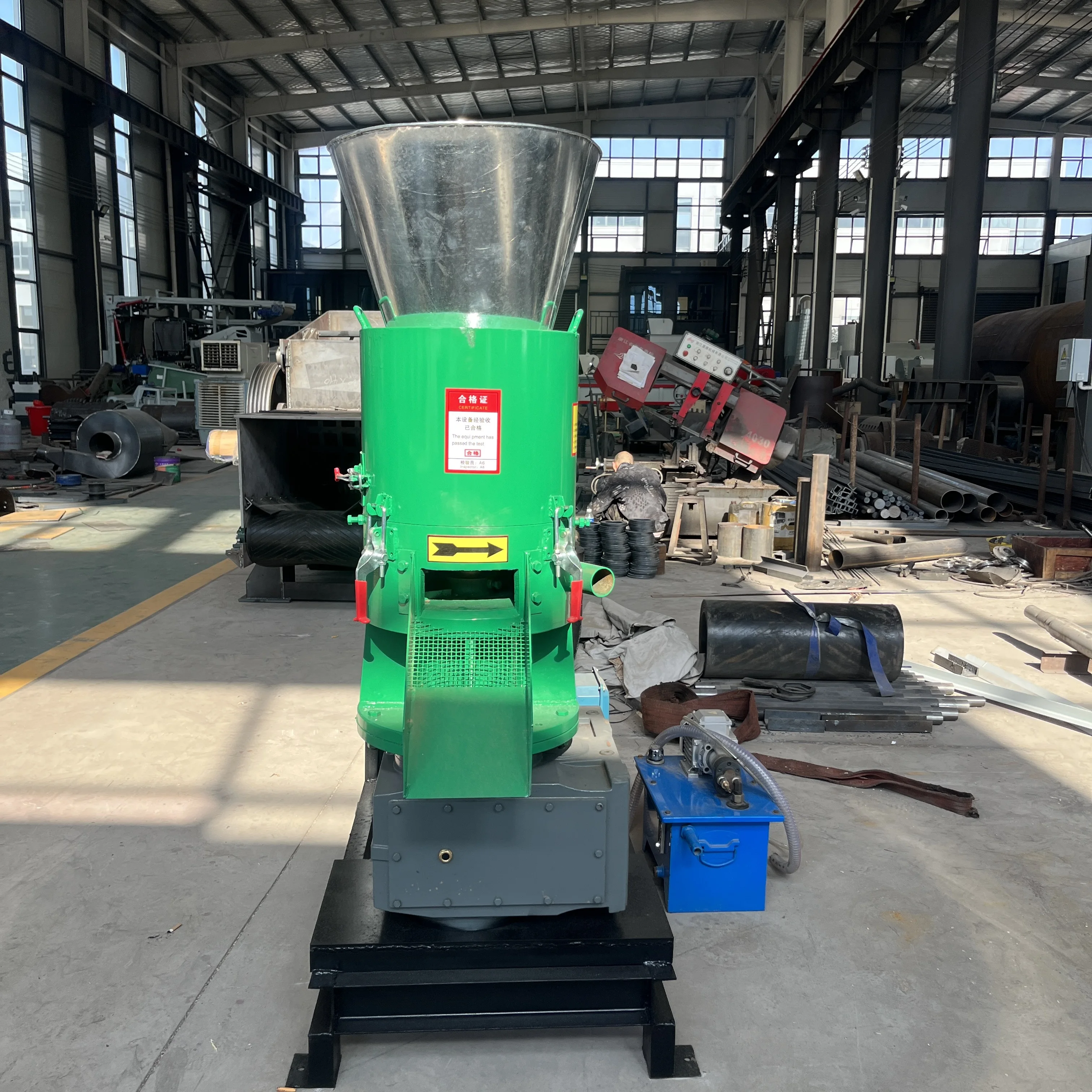 Factory Outlet Wood Pellet Granulator Flat Die Biomass Pellet Making Mill for Biomass Fuel Pellets