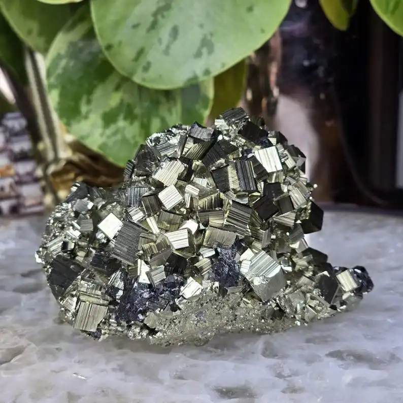 10-200 جرام 1 قطعة AAAA + الصف الحجر الخام البيريت الطبيعي ، غير النظامية Chalcopyrite خام الصخور المعدنية عينة المواد الخام المعدنية ديكو #5