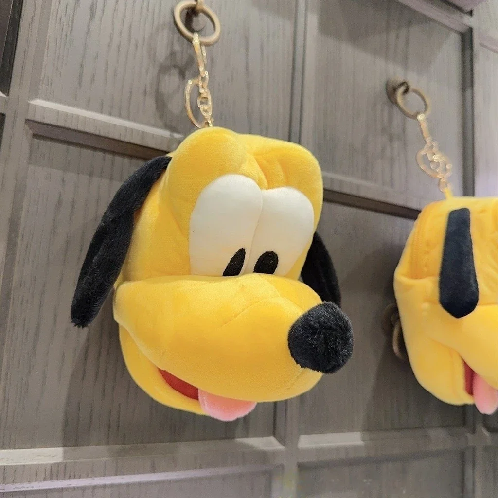 Mickey Minnie Mouse Plushies encantador bolso de felpa monedero dibujos animados Plutón Mini bolso colgante relleno Anime bolsa decoración regalos chica