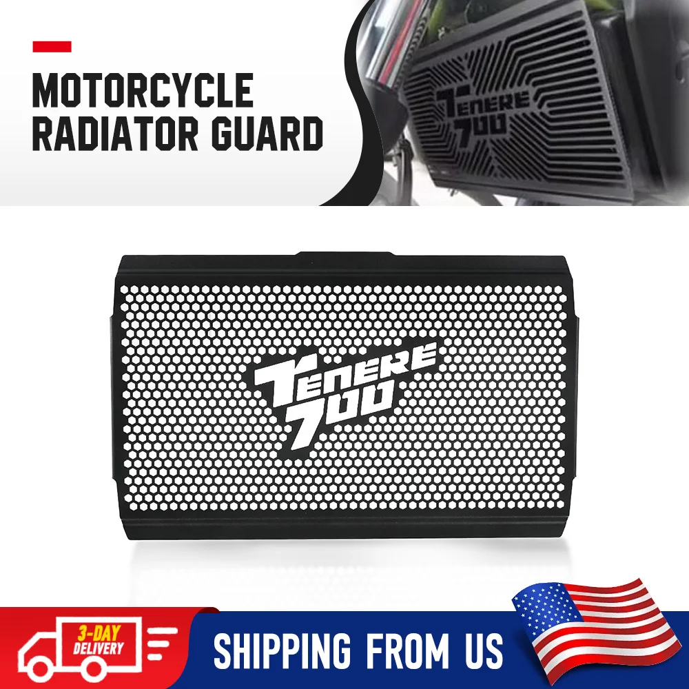 

For Yamaha Tenere 700/Rally T7 XTZ700 Tenere /XT700Z Tenere 2019 2020 2021 2022 2023 Moto Radiator Grille Guard Cover Protector