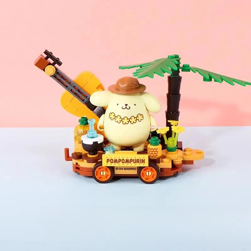 

Keeppley Sanrio Stay-at-Home Life Large Building Blocks, Easy-to-Assemble Ornament, Birthday Gift Toy