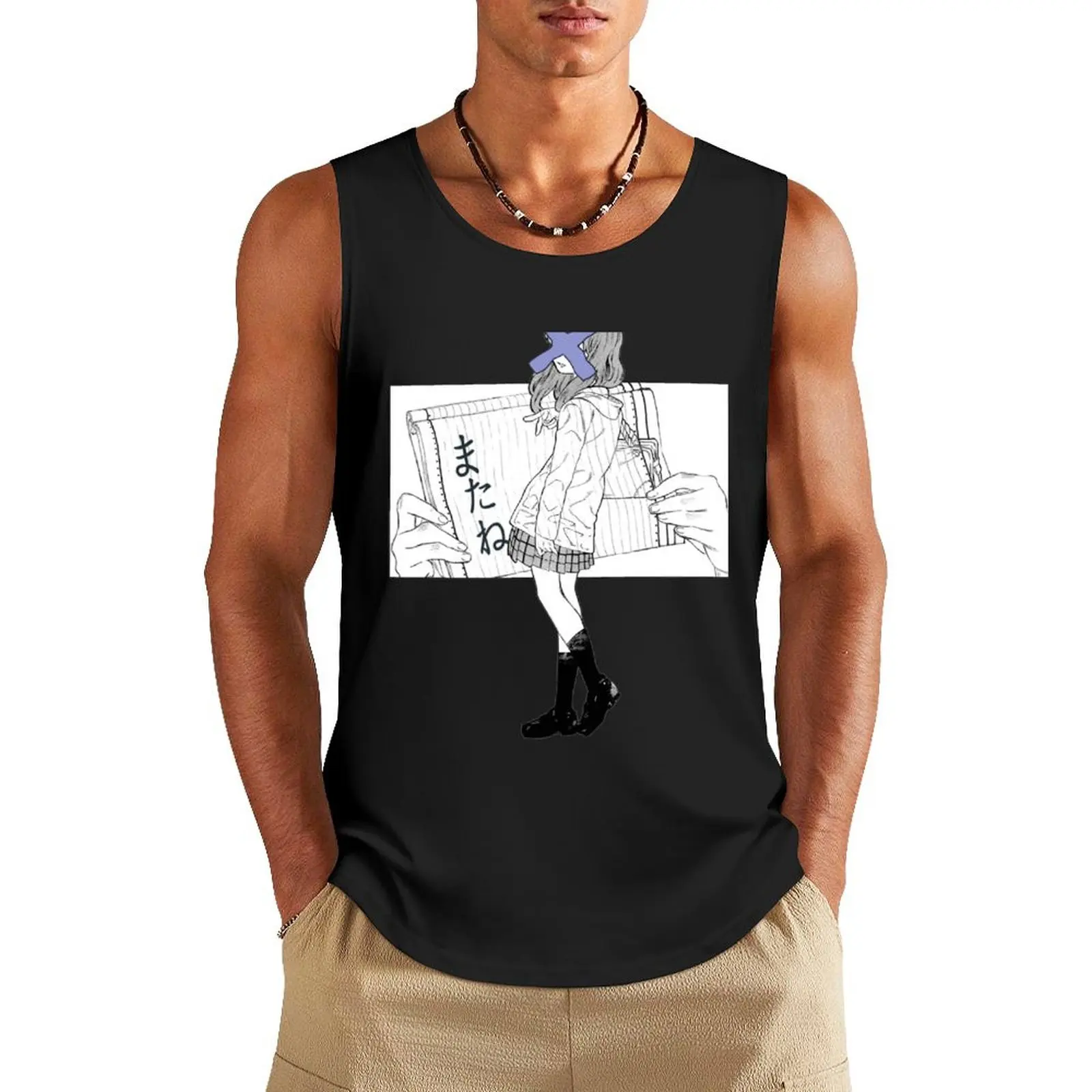 

A Silent Voice Shouko Nishimiya See ya later Tank Top summer clothes men 2025 new in tops & t-shirt