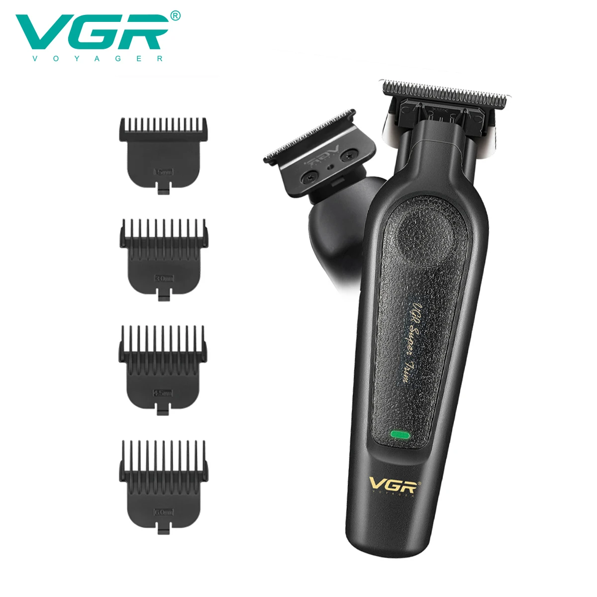 

VGR 995 триммер для парикмахерских, электрические машинки для стрижки волос, мужской профессиональный беспроводной триммер для волос 35