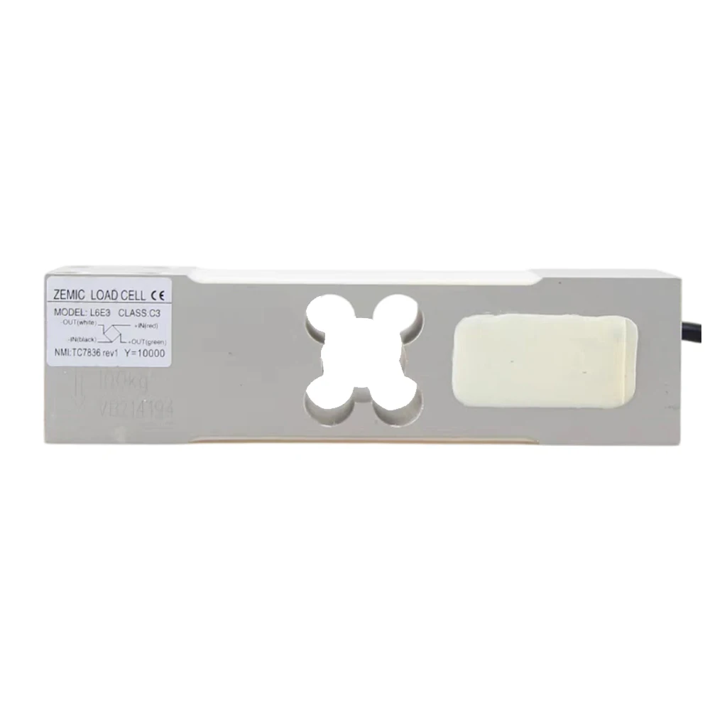 L6E3 C3 Precision Load Cell 50-300kg 4 Wire Strain Gauge Sensor for Batching Scale System Weighing Transducer Strain Sensor
