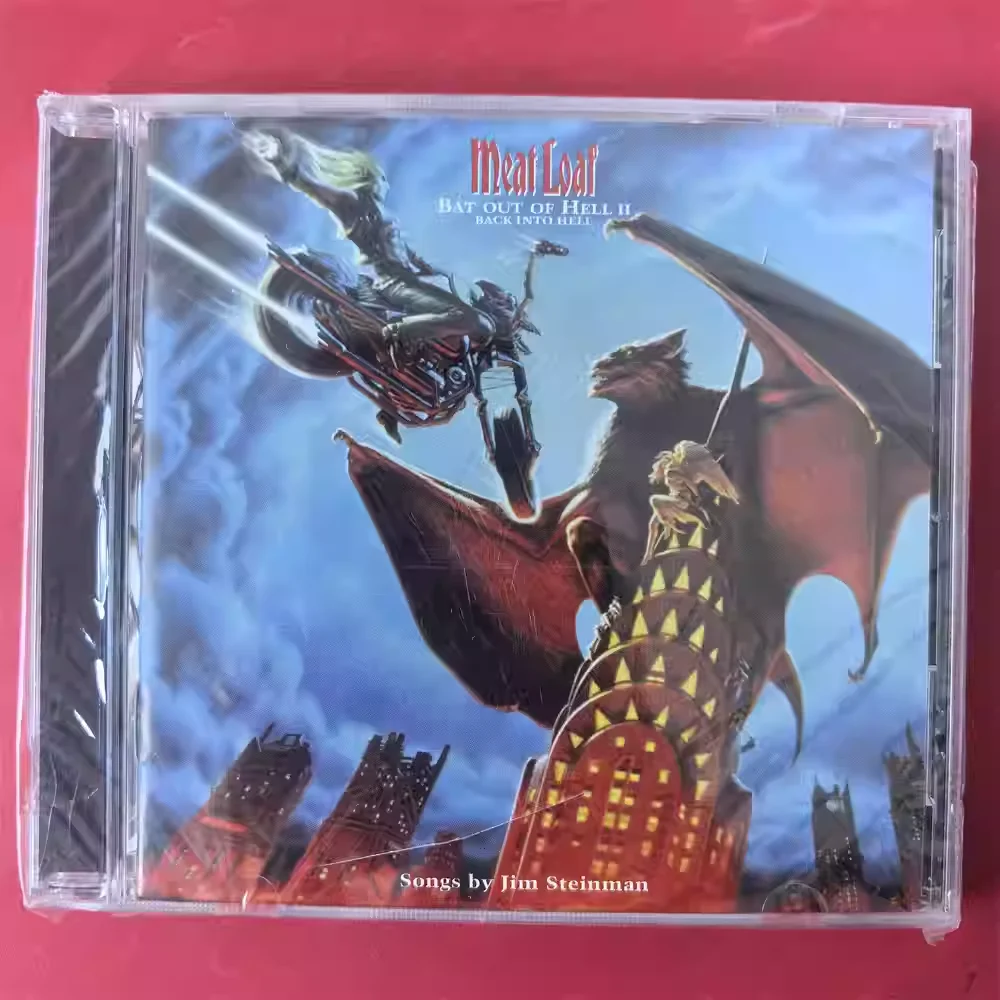 

Epic Hard Rock Masterpiece Meat Loaf Bat Out Of Hell II: Back Into Hell CD 1993 Platinum Certified Cosplay Soundtracks Box Gift