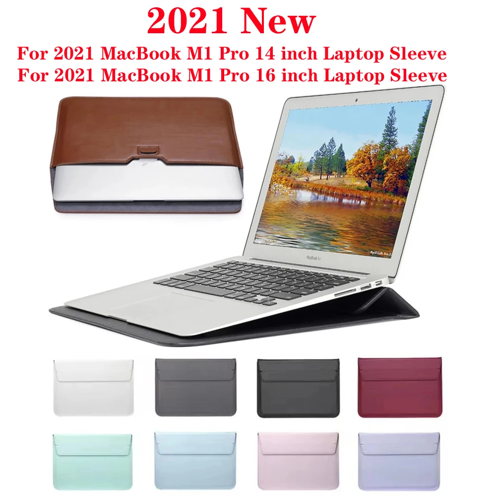 For 2021 Macbook M1 Chip Pro 14 Max 16 14 inch Laptop Case Sleeve Bag mac book New m1 pro 16 max 14 Laptop Cover Accessories