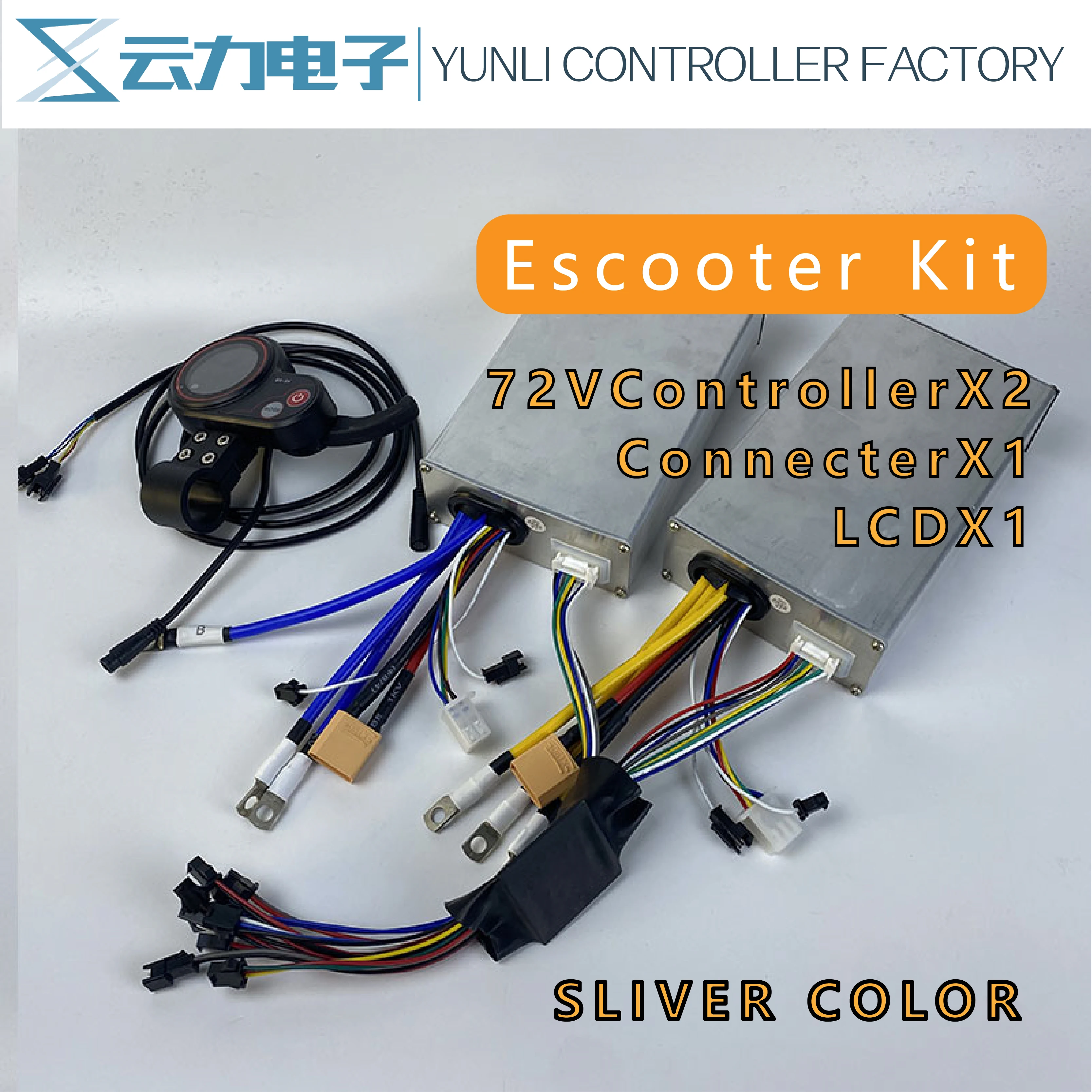 ORDOOspeed 72V60A FOC Controller YUNLI For 4000W Motor Escooter Spare Parts Kits For Yume Speedsavage Syccyba Haloknights