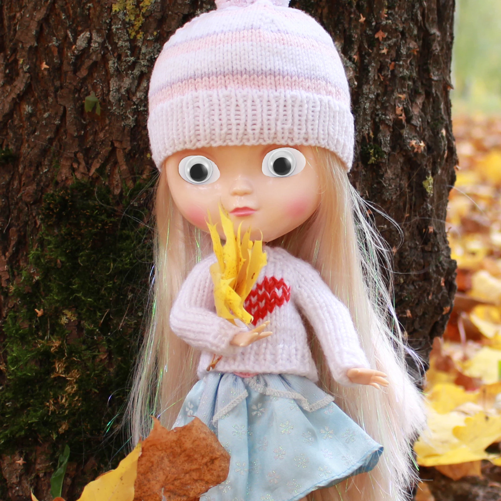 

50Pcs 18mm DIY Movable Craft Eyes for Crochet Stuffed Animal Bear Making Durable Material Vibrant Color Craft Eyes