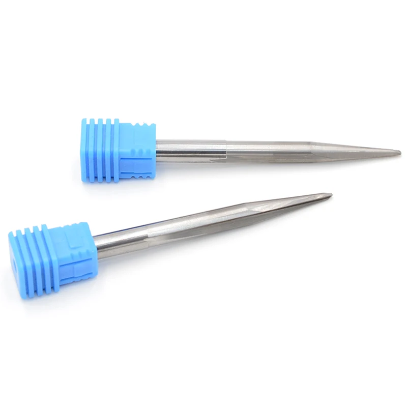 8*50H*10degree*0.3*150L Solid Carbide 2 Flutes Taper flat tip Cutting Tools/double flute engraving bits