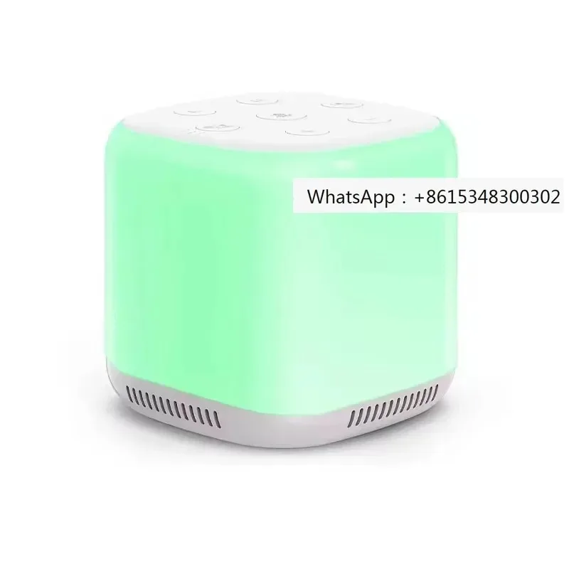 Portable White Noise Machine for Baby Adult Use with 7 Night Lights 34 Soothing Sounds 30/60/90 Timer Rechargeable