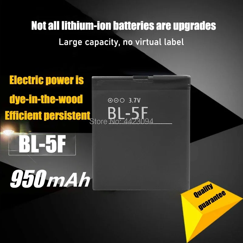 Kia、n78、n95、n96、n98、n93i、BL-5F、e65、6290、6290 s、n、6710n、6210、C5-01、1個用のbl5f BL-5Fバッテリー