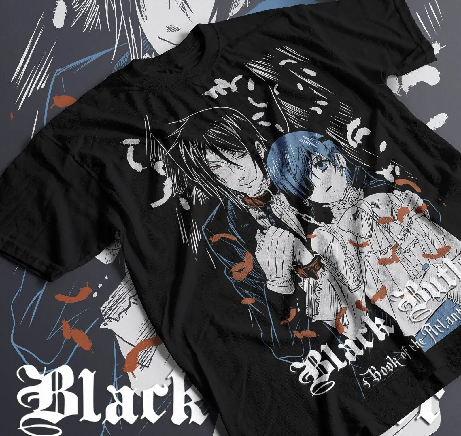 Black Butler,Sebastian & Ciel,Kuroshitsuji,Toboso Yana, japanese, Anime,T-shirt