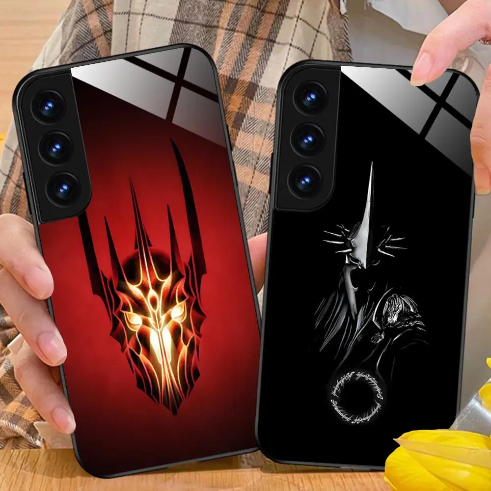 Lord Sauron Phone Case for Samsung Galaxy S26 S25 S24 S23 S22 S21 S20 Note20 Plus FE Ultra Glass Protective Cover