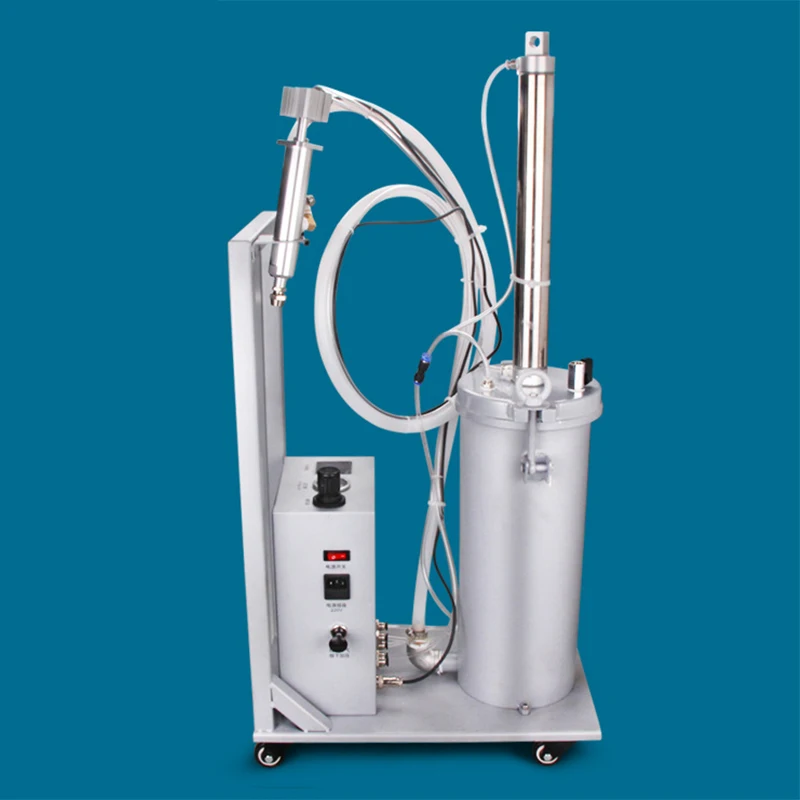 MY-2600 Silicone Dispensing Machine Set Large Flow Back Suction Dispensing Valve Piston Pressure Barrel Trolley with Control Box