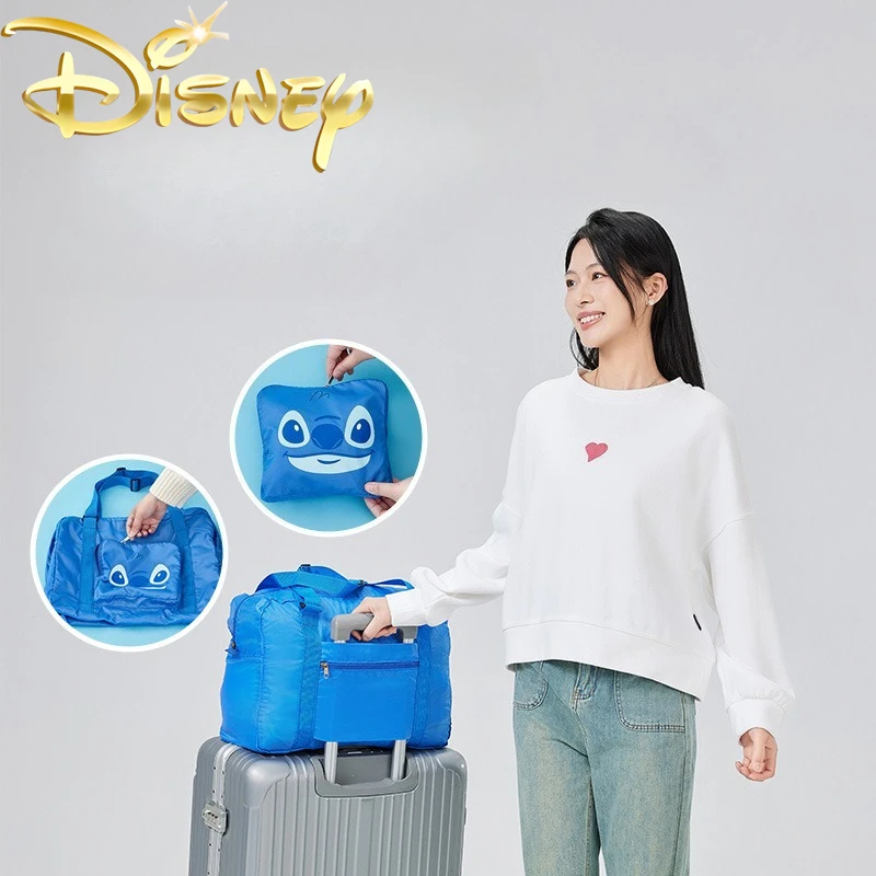 Disney's New Portable Travel Handbag Foldable Fashion Travel Bag Large Capacity High Quality Cartoon Travel Storage Luggage Bag