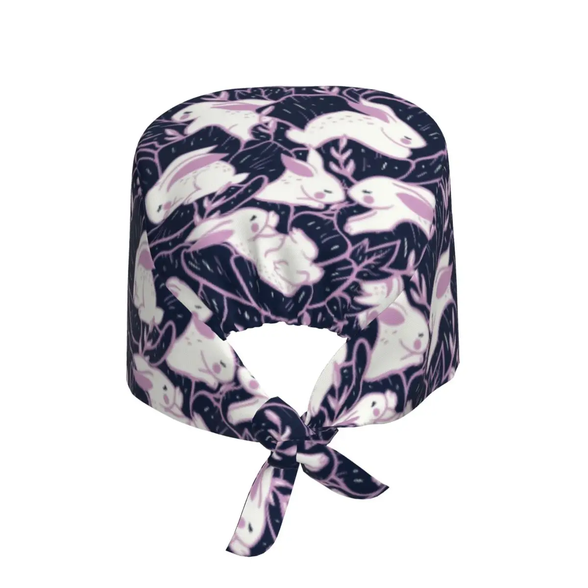 Custom Where The Bunnies Sleep Working Cap Surgical Hats Men Women Rabbits Operating Room Cap Operator Hats Lab Works Hat