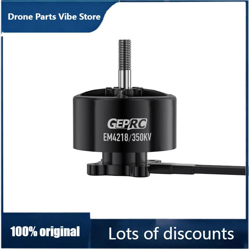 

Fy1pcs GEPRC EM4218 350KV Motor 60A-80A High-strength M6 Steel Shaft with 13-15Inch Long-range FPV Racing RC Drone Multicopter