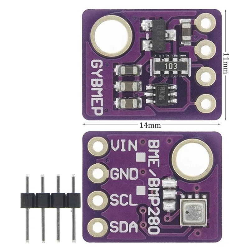 BME280 5V 3.3V Sensore digitale Temperatura Umidità Modulo sensore pressione barometrica I2C SPI 1.8-5V