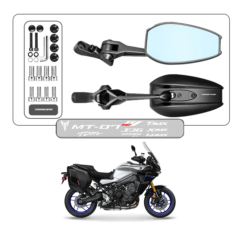

Motorcycle Modification Universal Rearview Mirror Suitable For YAMAHA TRACER 9 GT 9GT 900 700 Tracer9 Tracer9GT Accessories