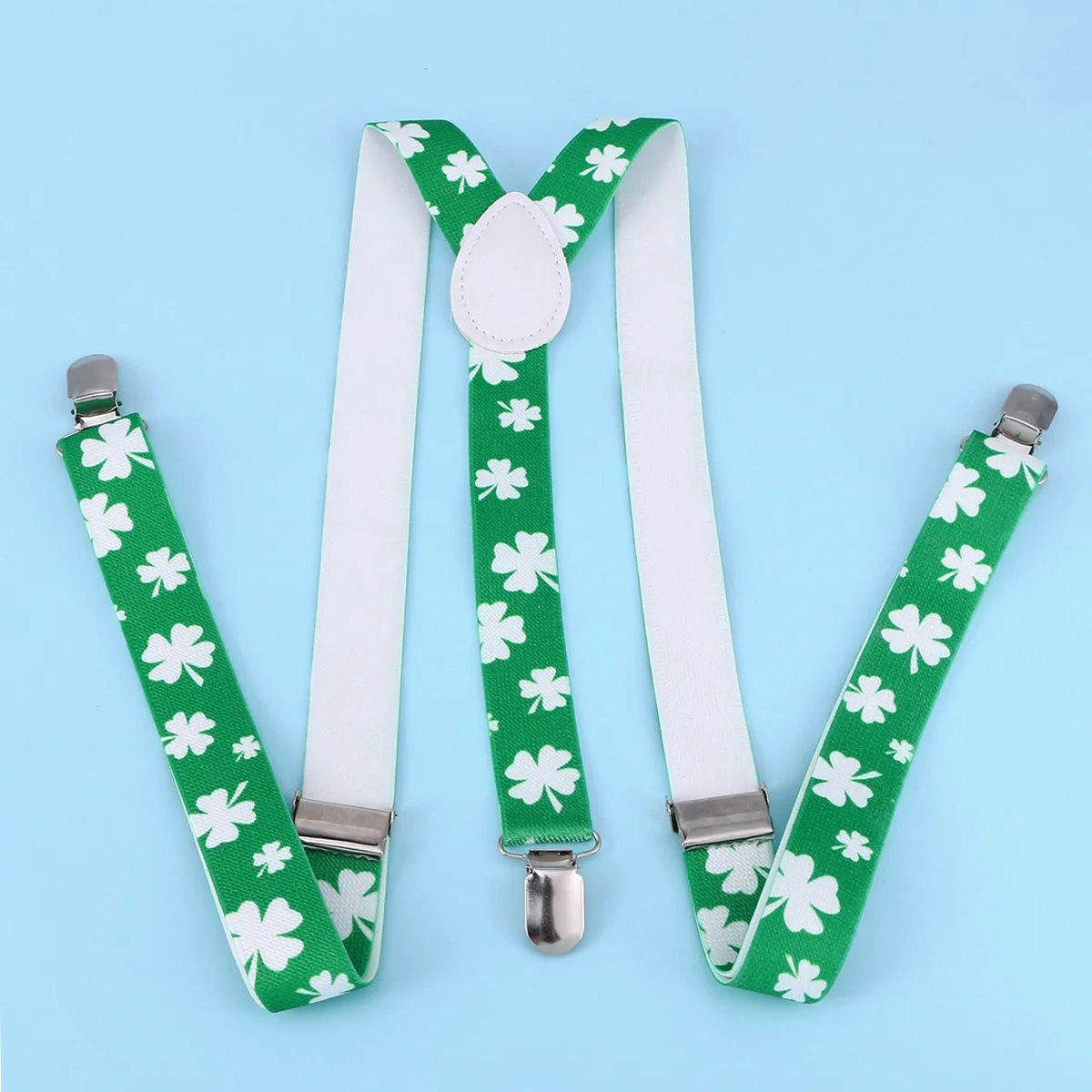 

Elastic Suspender Belt for Men Women Clip On Suspenders Adjustable Strap Great for Trousers Jeans Shorts Secure Clamps