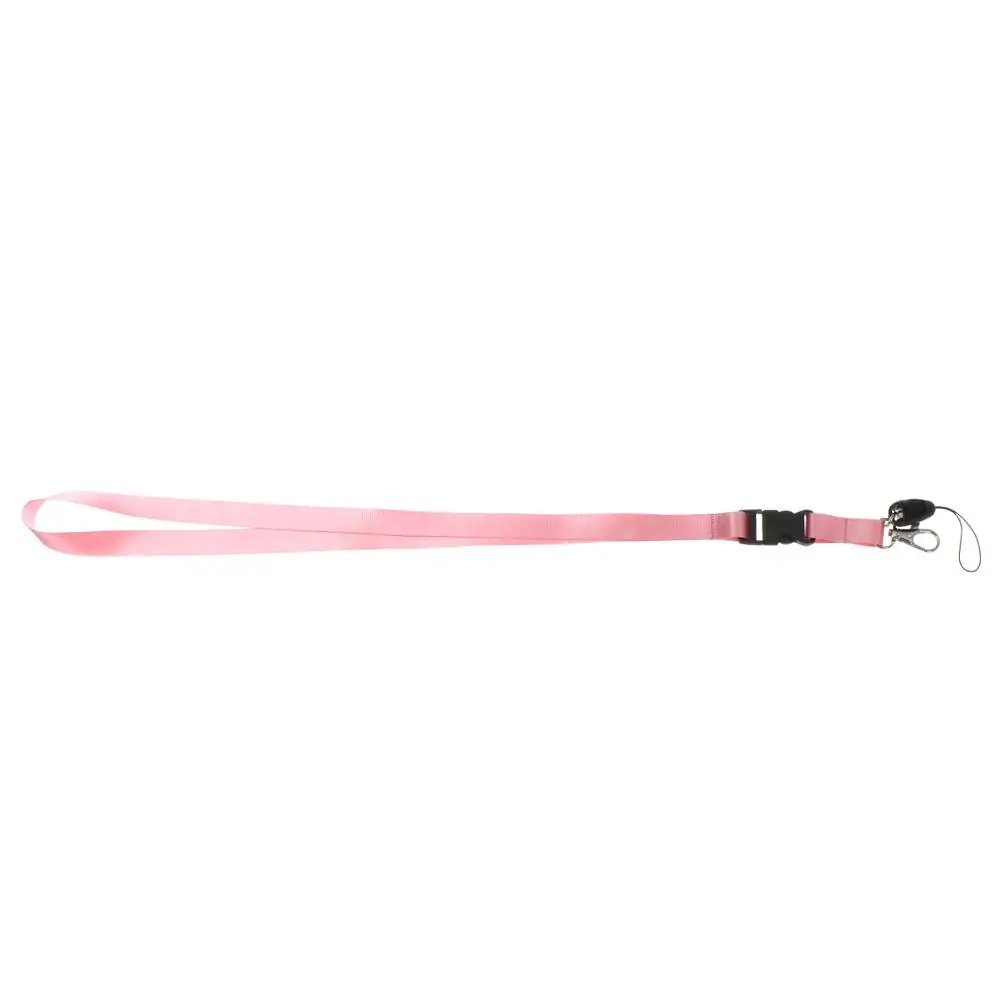 Pure Color Fashion ID Card Rope Keys Gym Holder Mobile Phone Lanyard Mobile Phone Straps Neck Strap