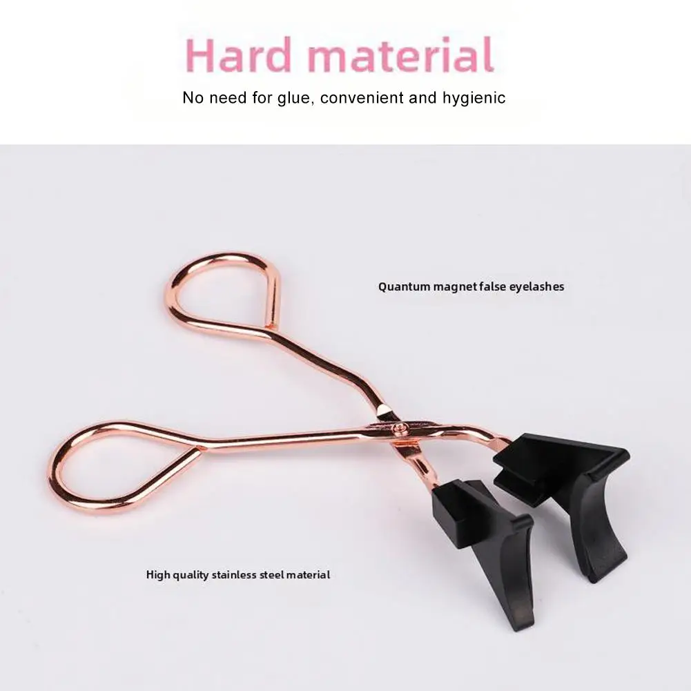 1PC Magnetic Eyelash Curler เครื่องมือขนตา Magnetic Lashes คลิป False Magnetic Eyelash Applicator