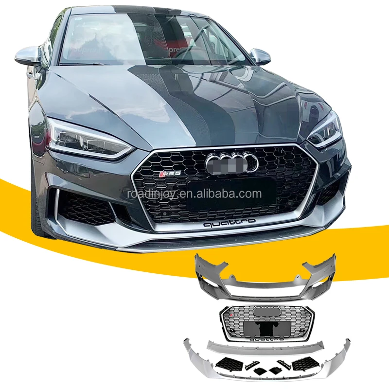 

2017-2019 RS5 Body Kit For Audis A5 B9 Auto Modified High Quality PP Material Front bumper With Grill