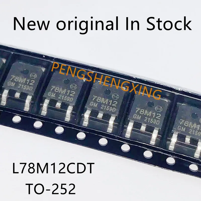 10 قطعة/الوحدة L78M12 78M12 L78M12CDT TO-252 12 فولت/0.5A جديد الأصلي بقعة hot البيع