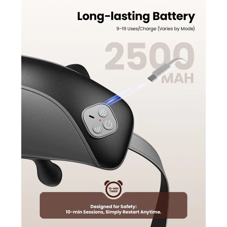 و براد T2 مسدس تدليك شياتسو مدلك الرقبة