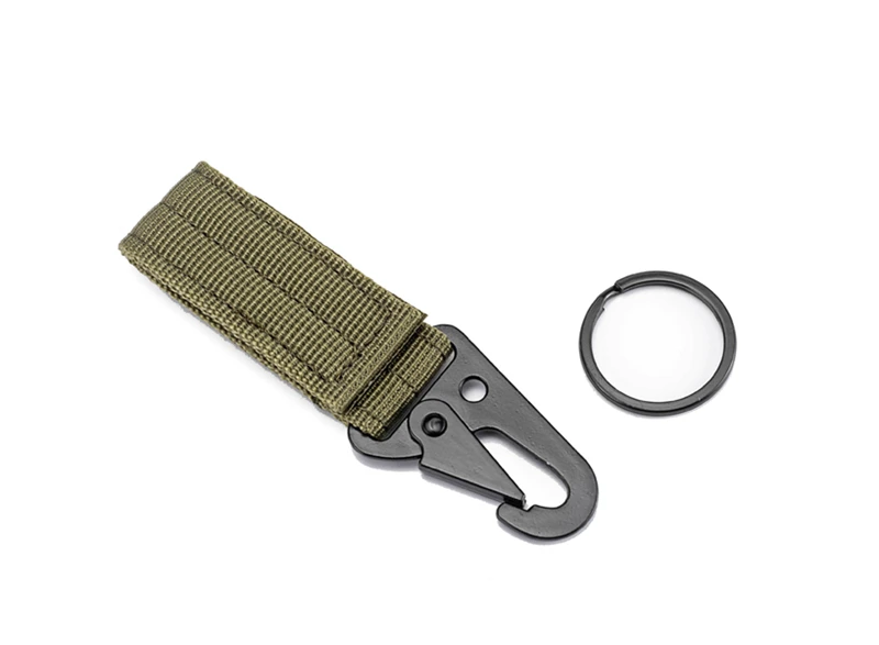 Cinturón para hombre, llavero con hebilla, gancho, soporte para botella de agua, colgador de botella de agua para acampar, hebilla de correas, mosquetón, Clip para cinturón
