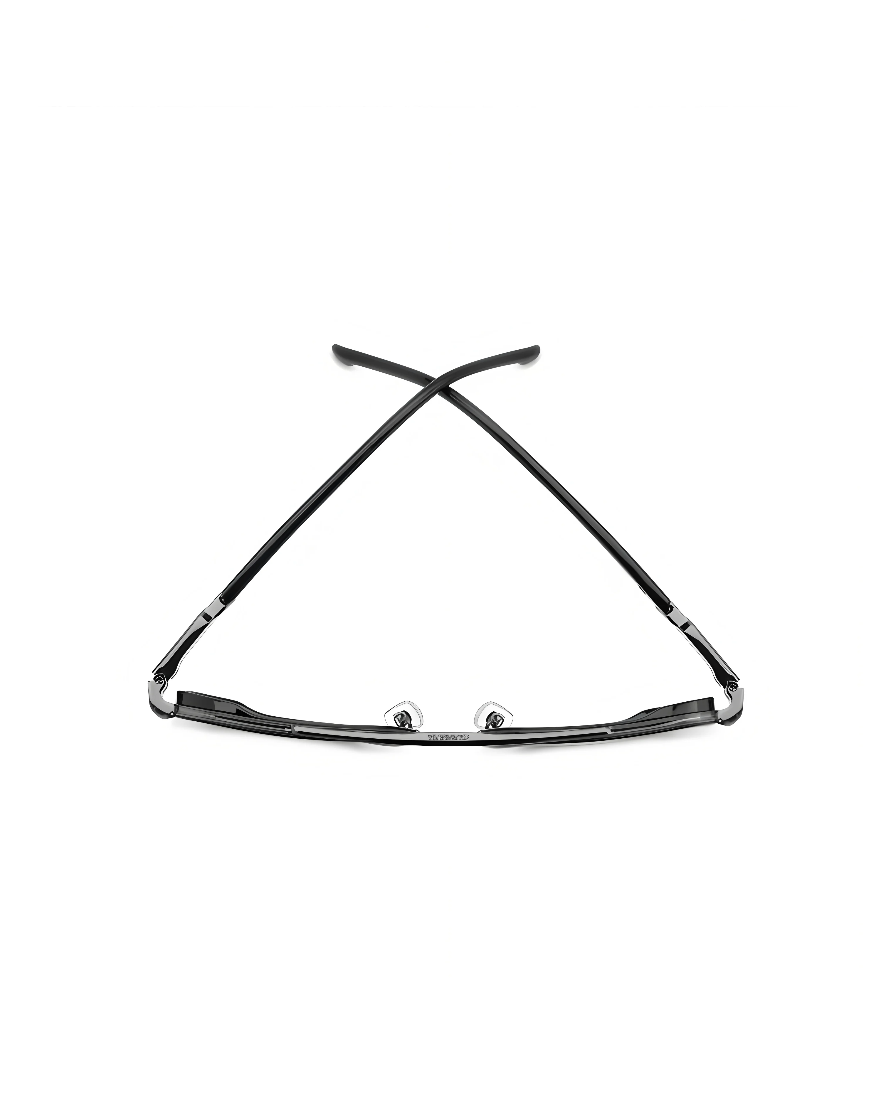 كاريرا 1137 أصيلة موضة مزدوجة الجسور نظارات نسائية إطار واضح مكافحة بلو راي نظارات ريترو الرجال الطيار النظارات البصرية